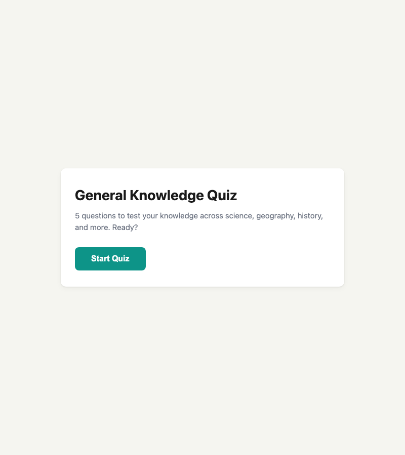 Quiz with