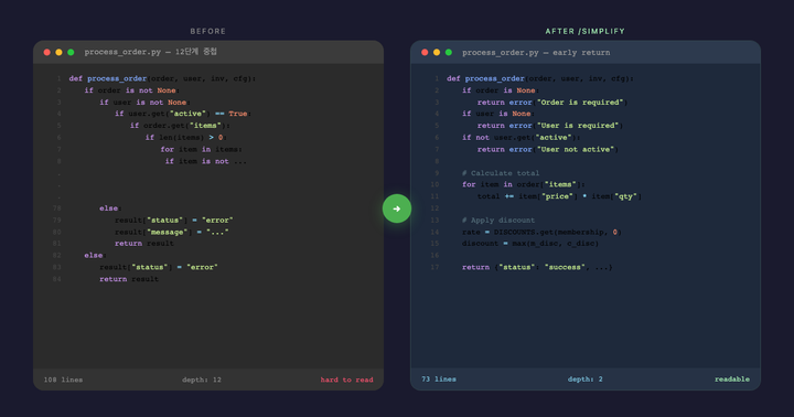 [스킬 리뷰] Claude Code simplify — 리팩토링에 스킬이 필요할까?